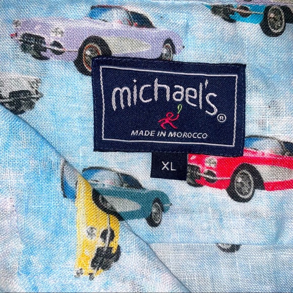 Michael’s Men’s 100% Linen Shirt. NWT. - Picture 9 of 14